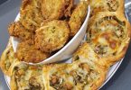 فطيرة محشية بالدجاج قطنية و سهلة التحضير