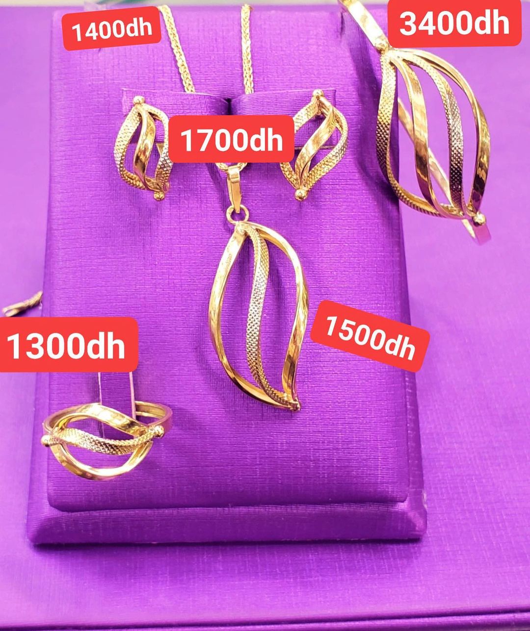 ثمن طقم ذهب في المغرب